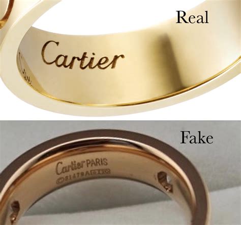 cartier 750 ring real